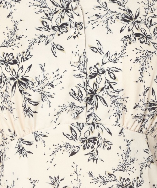 mysty woman（ミスティウーマン）の「スタイルアップフラワーワンピ 256810（ワンピース・レディース・ブラック/アイボリー/モカ/ピンク系・FREE）」の18枚目の写真