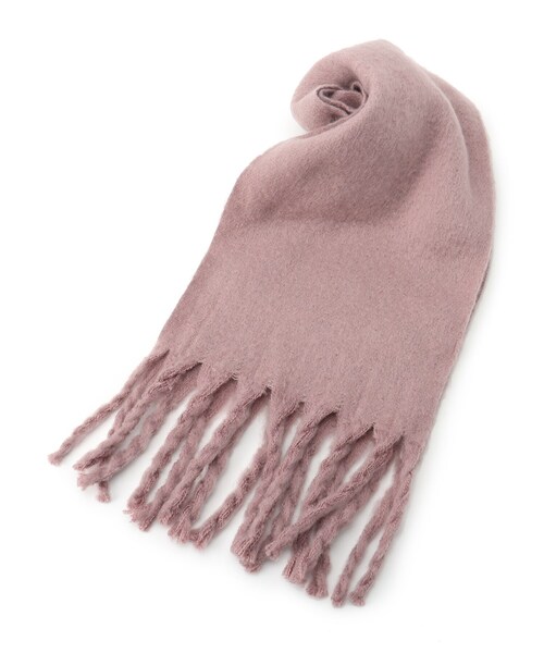 DRESKIP(ドレスキップ)の「◆ボリュームフリンジストール(ストール/ショール・レディース・グレー/グリーン/ライトベージュ/ピンク系・00)」の4枚目の写真