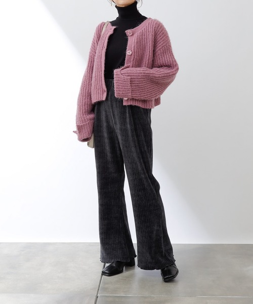 COLONY 2139（コロニートゥーワンスリーナイン）の「ランダムプリーツコーデュロイパンツ（その他パンツ・レディース・チャコールグレー/グリーン/グレイッシュベージュ・LARGE/SMALL/MEDIUM）」の21枚目の写真