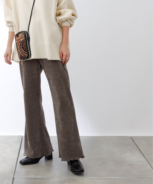 COLONY 2139（コロニートゥーワンスリーナイン）の「ランダムプリーツコーデュロイパンツ（その他パンツ・レディース・チャコールグレー/グリーン/グレイッシュベージュ・LARGE/SMALL/MEDIUM）」の22枚目の写真