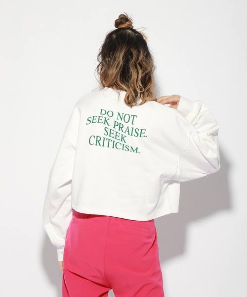 PBLIM(ページボーイリム)の「【PAGEBOYLIM】カラーショートスウェット(スウェット・レディース・オフホワイト/ブルー/グリーン・FREE)」の8枚目の写真