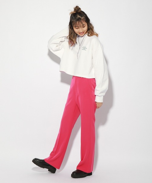 PBLIM(ページボーイリム)の「【PAGEBOYLIM】カラーショートスウェット(スウェット・レディース・オフホワイト/ブルー/グリーン・FREE)」の13枚目の写真