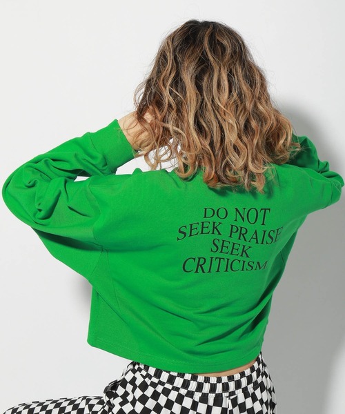 PBLIM(ページボーイリム)の「【PAGEBOYLIM】カラーショートスウェット(スウェット・レディース・オフホワイト/ブルー/グリーン・FREE)」の4枚目の写真