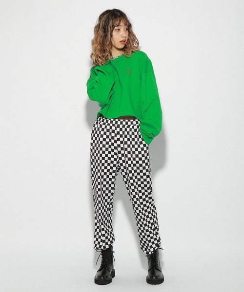 PBLIM(ページボーイリム)の「【PAGEBOYLIM】カラーショートスウェット(スウェット・レディース・オフホワイト/ブルー/グリーン・FREE)」の9枚目の写真