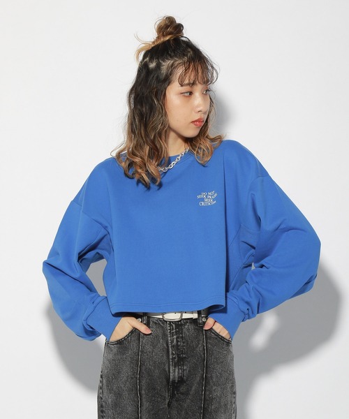 PBLIM(ページボーイリム)の「【PAGEBOYLIM】カラーショートスウェット(スウェット・レディース・オフホワイト/ブルー/グリーン・FREE)」の22枚目の写真