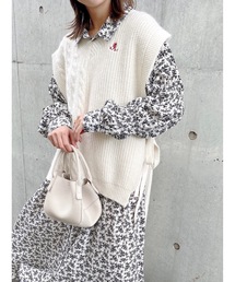 jumelle | バックロングベスト(ニット/セーター)