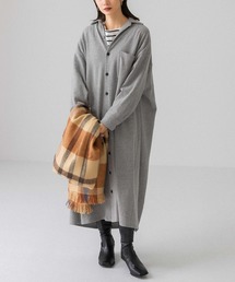 KBF | 起毛シャツワンピース(ワンピース)