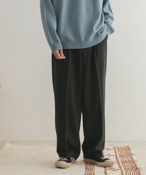 FORK&SPOON(フォークアンドスプーン)の「FORK&SPOON フラノパンツ(その他パンツ・メンズ・グリーン/ベージュ系その他・4/5)」の3枚目の写真