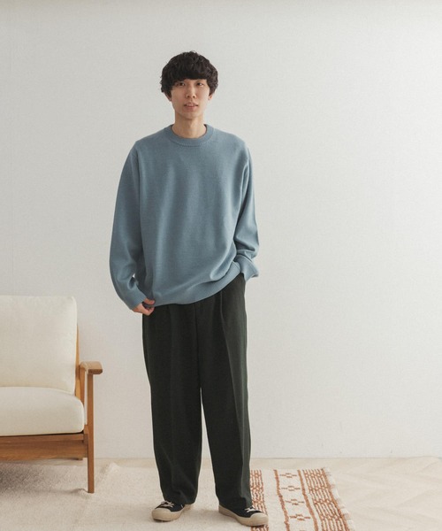 FORK&SPOON(フォークアンドスプーン)の「FORK&SPOON フラノパンツ(その他パンツ・メンズ・グリーン/ベージュ系その他・4/5)」の12枚目の写真