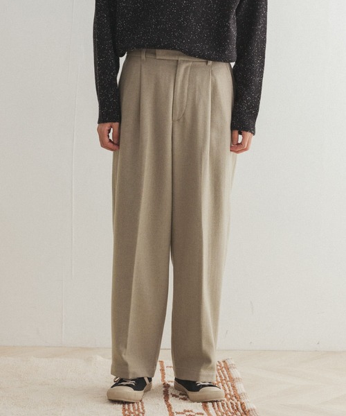 FORK&SPOON(フォークアンドスプーン)の「FORK&SPOON フラノパンツ(その他パンツ・メンズ・グリーン/ベージュ系その他・4/5)」の16枚目の写真