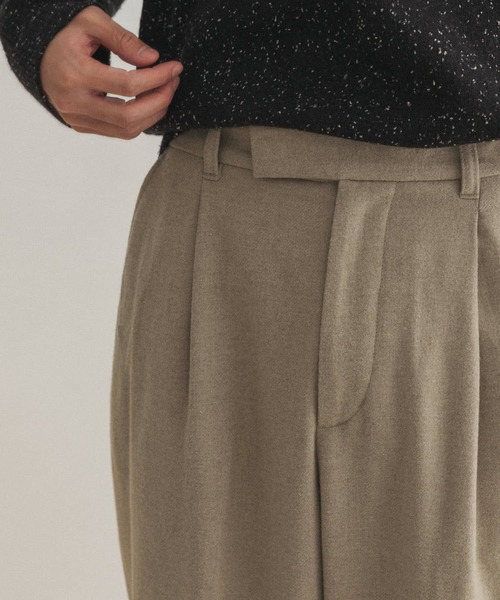 FORK&SPOON(フォークアンドスプーン)の「FORK&SPOON フラノパンツ(その他パンツ・メンズ・グリーン/ベージュ系その他・4/5)」の8枚目の写真