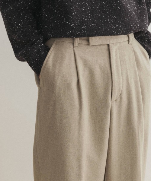 FORK&SPOON(フォークアンドスプーン)の「FORK&SPOON フラノパンツ(その他パンツ・メンズ・グリーン/ベージュ系その他・4/5)」の5枚目の写真