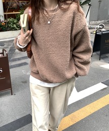 フェイクレイヤードボアパーカー