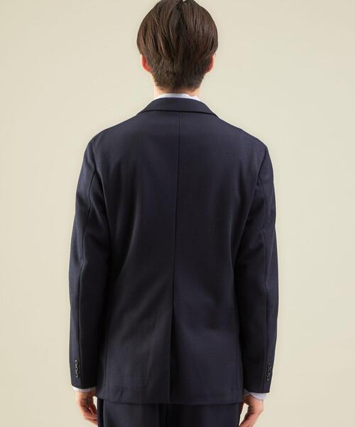 WORK TRIP OUTFITS GREEN LABEL RELAXING（ワークトリップアウトフィッツグリーンレーベル リラクシング）の「WTO ジャージ 2B ジャケット -ウォッシャブル・ストレッチ・防シワ- ＊＊（テーラードジャケット・メンズ・グレー/ネイビー・S/44/L/48/M/46/XL/50）」の14枚目の写真