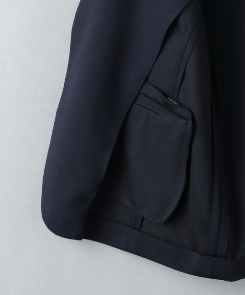 WORK TRIP OUTFITS GREEN LABEL RELAXING（ワークトリップアウトフィッツグリーンレーベル リラクシング）の「WTO ジャージ 2B ジャケット -ウォッシャブル・ストレッチ・防シワ- ＊＊（テーラードジャケット・メンズ・グレー/ネイビー・S/44/L/48/M/46/XL/50）」の19枚目の写真