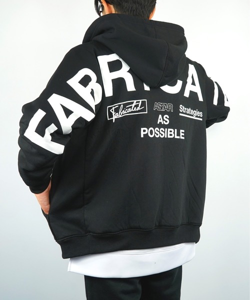 Burner(バーナー)の「【GROOVY STORE】バックプリントフードアウター裏ボアジャケットジップアップ(ブルゾン・メンズ・ブラック/ブルー/カーキ・L/M/LL)」の2枚目の写真