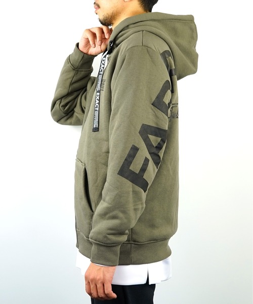 Burner(バーナー)の「【GROOVY STORE】バックプリントフードアウター裏ボアジャケットジップアップ(ブルゾン・メンズ・ブラック/ブルー/カーキ・L/M/LL)」の19枚目の写真