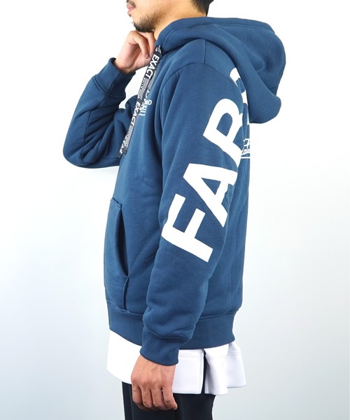 Burner(バーナー)の「【GROOVY STORE】バックプリントフードアウター裏ボアジャケットジップアップ(ブルゾン・メンズ・ブラック/ブルー/カーキ・L/M/LL)」の12枚目の写真