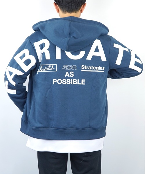 Burner(バーナー)の「【GROOVY STORE】バックプリントフードアウター裏ボアジャケットジップアップ(ブルゾン・メンズ・ブラック/ブルー/カーキ・L/M/LL)」の11枚目の写真