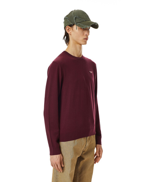 DIESEL（ディーゼル）の「メンズ ニット ワンポイント（ニット