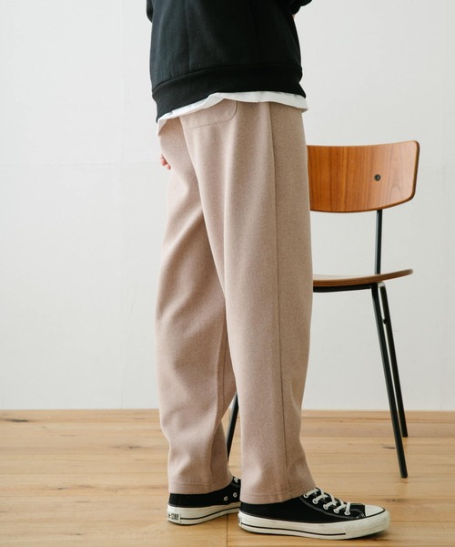ITEMS URBANRESEARCH(アイテムズ アーバンリサーチ)の「圧縮カット 裏配色ウエストリブパンツ(その他パンツ・メンズ・ブラック/ベージュ/オフホワイト・MEDIUM/LARGE)」の22枚目の写真