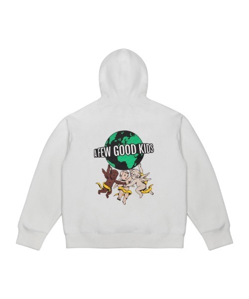 A FEW GOOD KIDS（ア フュー グッド キッズ）の「A FEW GOOD KIDS-エンジェル.プルパーカー（パーカー・メンズ・ホワイト/ブラック・L/XL）」の3枚目の写真