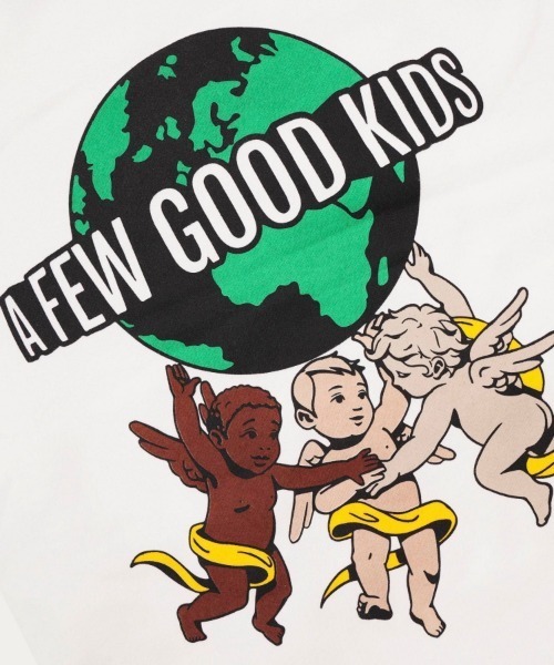 A FEW GOOD KIDS（ア フュー グッド キッズ）の「A FEW GOOD KIDS-エンジェル.プルパーカー（パーカー・メンズ・ホワイト/ブラック・L/XL）」の5枚目の写真