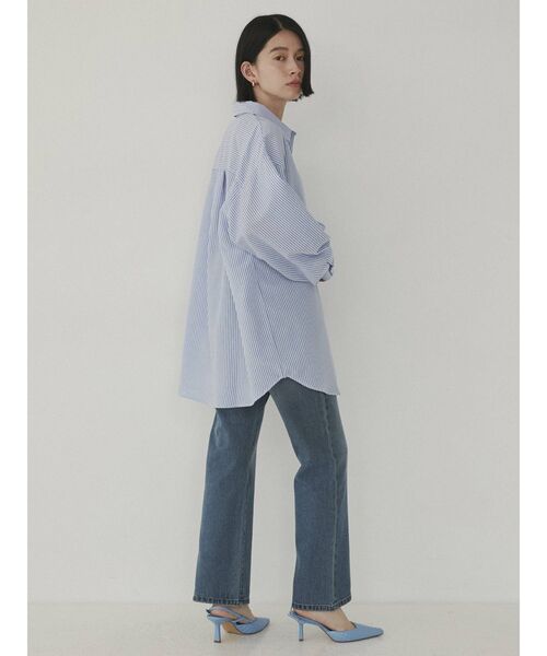 COTORICA(コトリカ)の「ストレートデニム(COTTON100%)(デニムパンツ・レディース・ライトグレー/ブルー・MEDIUM/LARGE)」の12枚目の写真