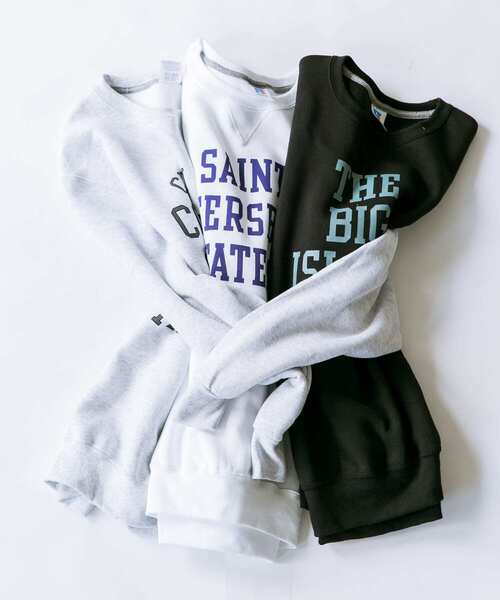 Russell Athletic（ラッセルアスレティック）の「『別注』RUSSELL ATHLETIC×DOORS　プリントスウェット（スウェット・メンズ・ホワイト/ブラック/グレー・MEDIUM/LARGE）」の13枚目の写真