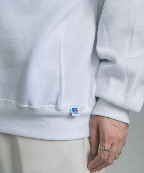 Russell Athletic（ラッセルアスレティック）の「『別注』RUSSELL ATHLETIC×DOORS　プリントスウェット（スウェット・メンズ・ホワイト/ブラック/グレー・MEDIUM/LARGE）」の7枚目の写真