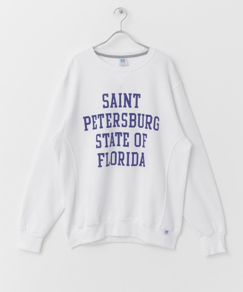 Russell Athletic（ラッセルアスレティック）の「『別注』RUSSELL ATHLETIC×DOORS　プリントスウェット（スウェット・メンズ・ホワイト/ブラック/グレー・MEDIUM/LARGE）」の17枚目の写真