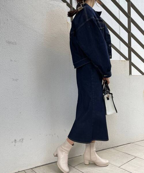 MAJESTIC LEGON（マジェスティックレゴン）の「ladyフロントボタンワンピ（ワンピース・レディース・ネイビー/ピンク/アイボリー・MEDIUM）」の11枚目の写真