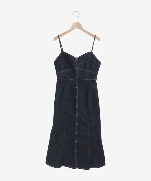 MAJESTIC LEGON（マジェスティックレゴン）の「ladyフロントボタンワンピ（ワンピース・レディース・ネイビー/ピンク/アイボリー・MEDIUM）」の9枚目の写真