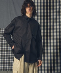 《ユニセックスアイテム》インサイドアウトプライムオーバーレギュラーカラーシャツ【MAISON SPECIAL/メゾンスペシャル】