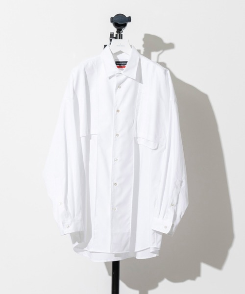 【希少】MAISON SPECIAL インサイドアウト ロングシャツ MAISON SPECIAL（メゾンスペシャル）の「《ユニセックスアイテム