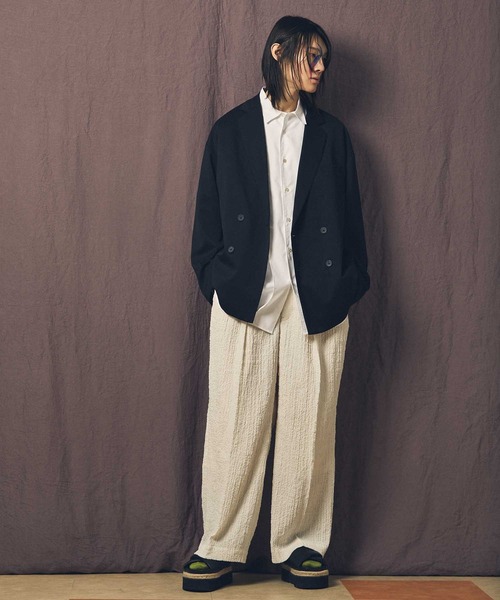【希少】MAISON SPECIAL インサイドアウト ロングシャツ MAISON SPECIAL（メゾンスペシャル）の「《ユニセックスアイテム