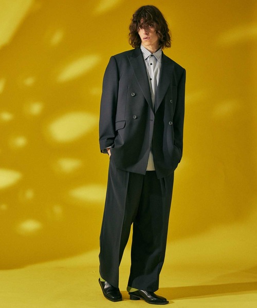 MAISON SPECIAL（メゾンスペシャル）の「《ユニセックスアイテム》インサイドアウトプライムオーバーレギュラーカラーシャツ【MAISON SPECIAL/メゾンスペシャル】（シャツ/ブラウス・メンズ・ダークネイビー/ネイビー/サックスブルー/チャコールグレー/オフホワイト/ブルー/グレー・1/2）」の15枚目の写真