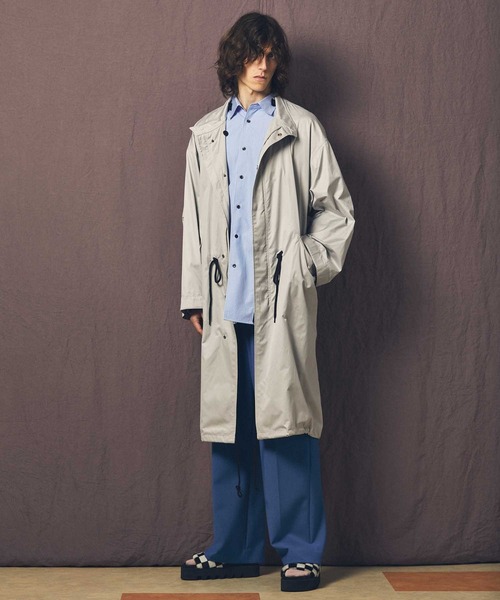 MAISON SPECIAL（メゾンスペシャル）の「《ユニセックスアイテム》インサイドアウトプライムオーバーレギュラーカラーシャツ【MAISON SPECIAL/メゾンスペシャル】（シャツ/ブラウス・メンズ・ダークネイビー/ネイビー/サックスブルー/チャコールグレー/オフホワイト/ブルー/グレー・1/2）」の18枚目の写真