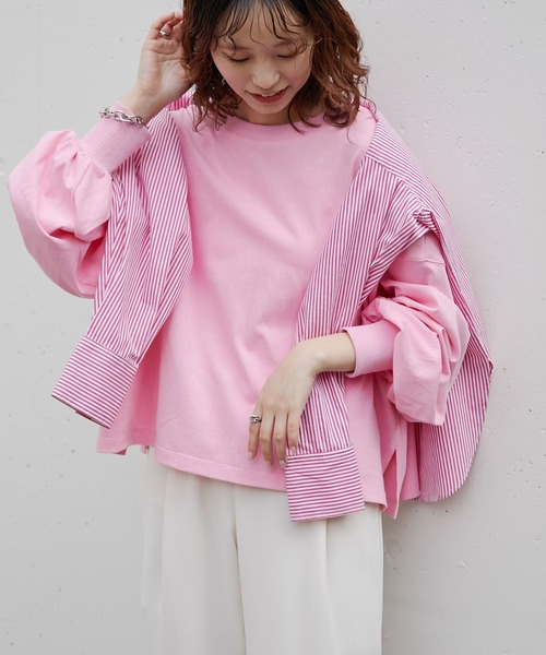 【ZOZOTOWN限定】リサイクルコットンボリュームスリーブロンTee