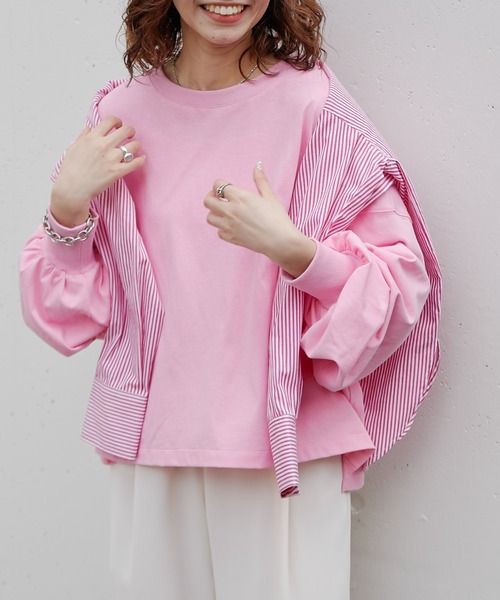 【ZOZOTOWN限定】リサイクルコットンボリュームスリーブロンTee