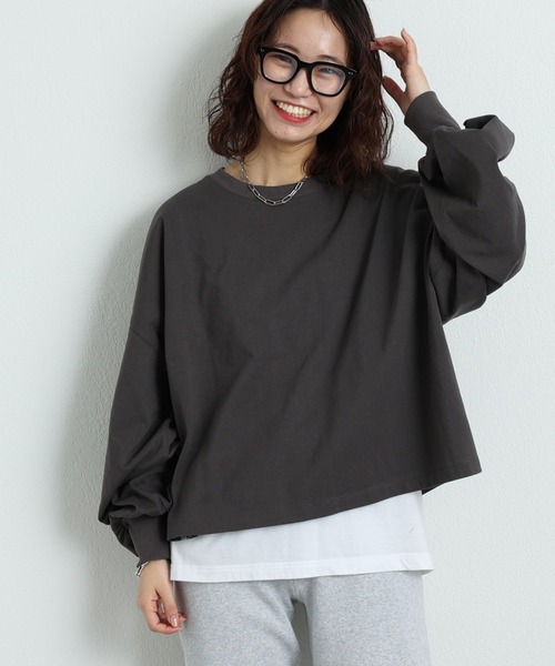 【ZOZOTOWN限定】リサイクルコットンボリュームスリーブロンTee