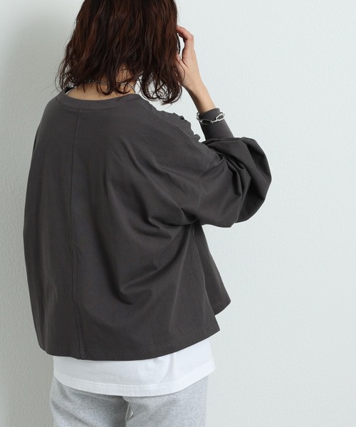【ZOZOTOWN限定】リサイクルコットンボリュームスリーブロンTee