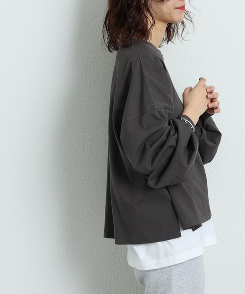 【ZOZOTOWN限定】リサイクルコットンボリュームスリーブロンTee