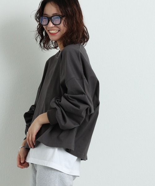 【ZOZOTOWN限定】リサイクルコットンボリュームスリーブロンTee