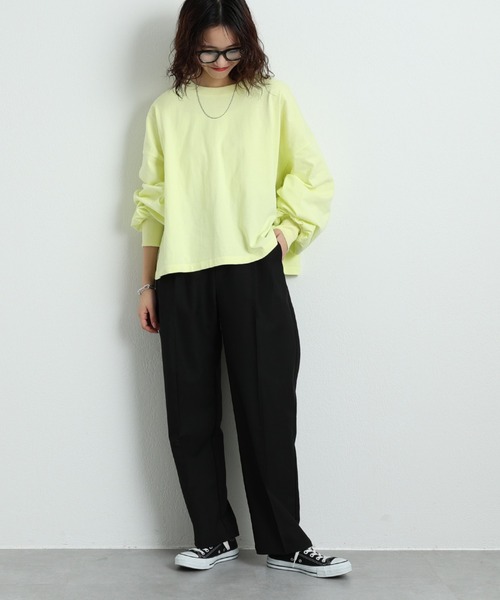 【ZOZOTOWN限定】リサイクルコットンボリュームスリーブロンTee