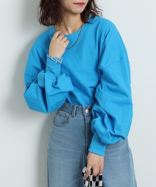 【ZOZOTOWN限定】リサイクルコットンボリュームスリーブロンTee