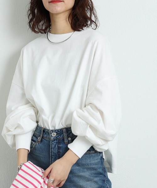【ZOZOTOWN限定】リサイクルコットンボリュームスリーブロンTee