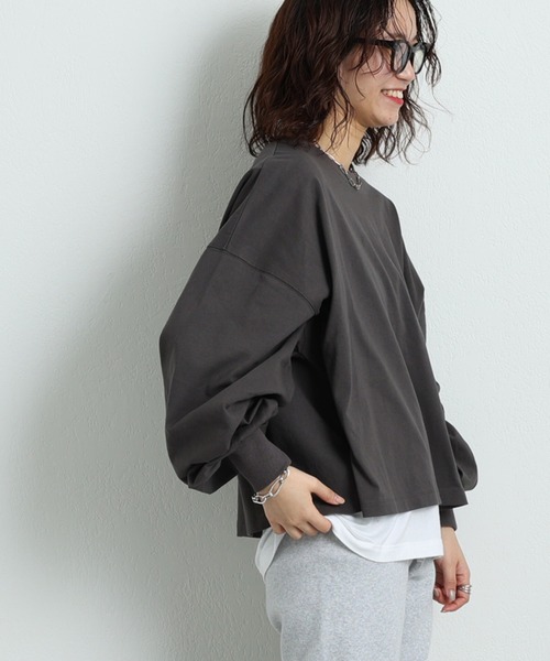 【ZOZOTOWN限定】リサイクルコットンボリュームスリーブロンTee