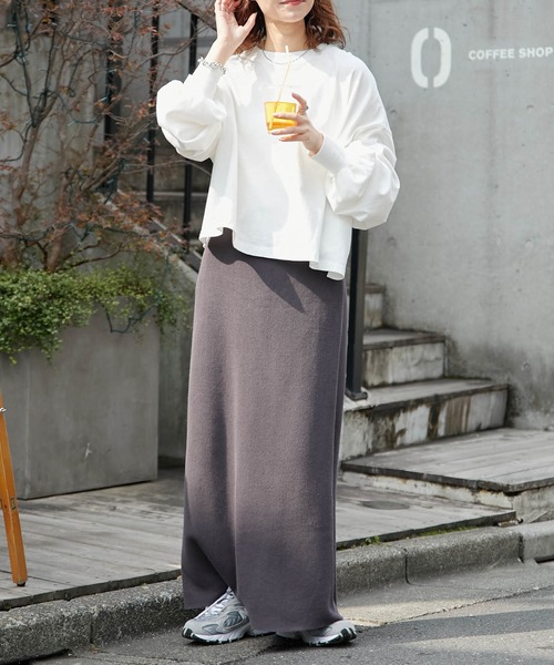 【ZOZOTOWN限定】リサイクルコットンボリュームスリーブロンTee