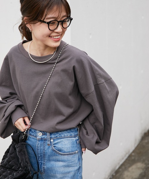 【ZOZOTOWN限定】リサイクルコットンボリュームスリーブロンTee